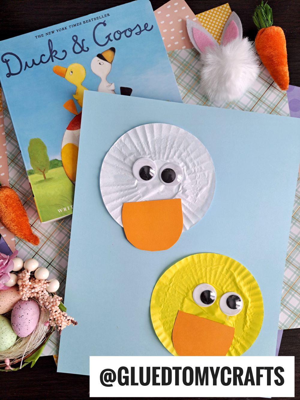 Cupcake Liner Card Crafts For Kids