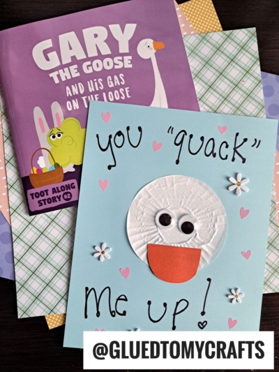 CUPCAKE LINER DUCK CARD