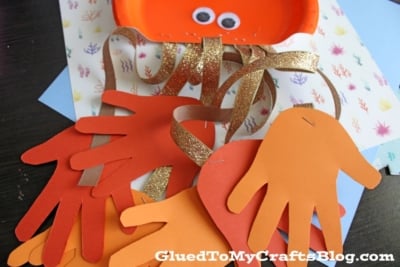 Paper Plate Octopus Craft Idea