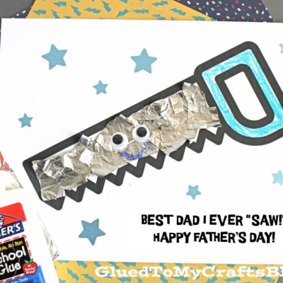 Best Dad I Ever Saw Card Craft Idea For Kids To Make For Father's Day
