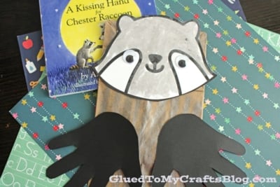 Paper Bag Raccoon Craft Idea For Story Time