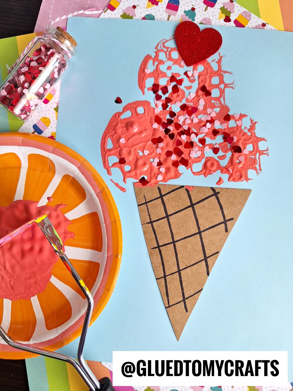 Potato Masher Ice Cream Craft For Summer Fun