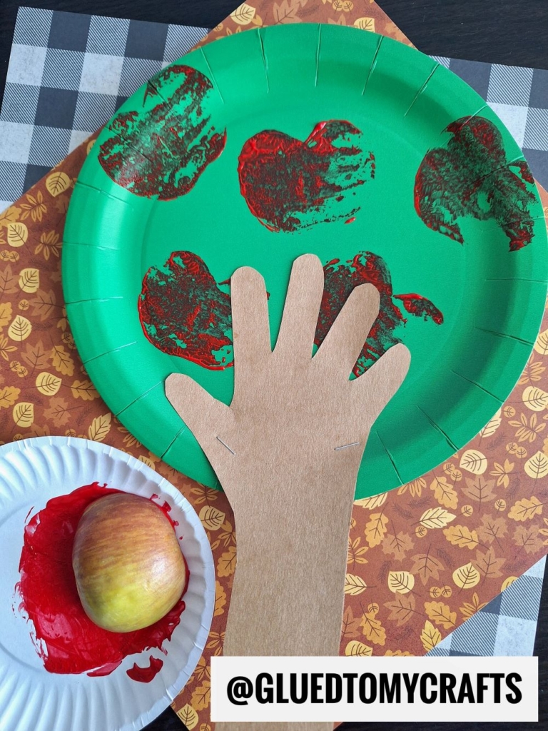 Apple Stamped Craft Ideas For Fall