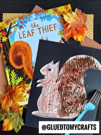 FORK PAINTED SQUIRREL