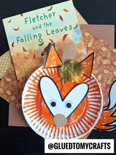 PAPER PLATE PUMPKIN FOX