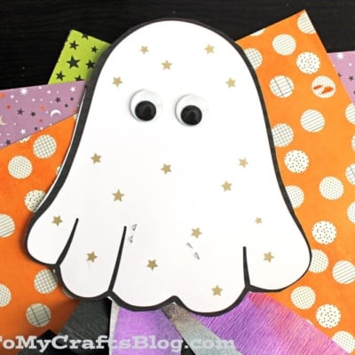 Spooky Fun with Crepe Paper Ghost Wands for Halloween!