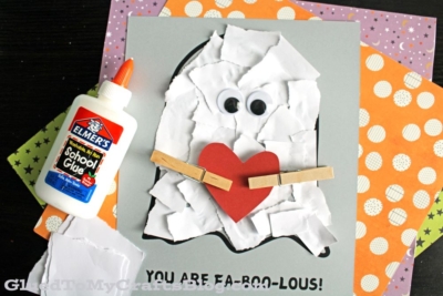 Torn Paper Ghost Craft Idea For Halloween