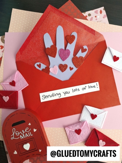 SENDING YOU A HANDFUL OF LOVE CRAFT IDEA