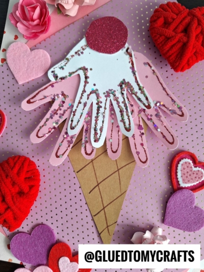 HANDPRINT ICE CREAM CONE