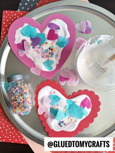 PUFFY PAINT VALENTINE'S DAY DONUT