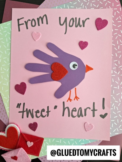 HANDPRINT "FROM YOUR TWEET HEART" KEEPSAKE