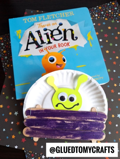 Popsicle Stick Alien Spaceship Craft
