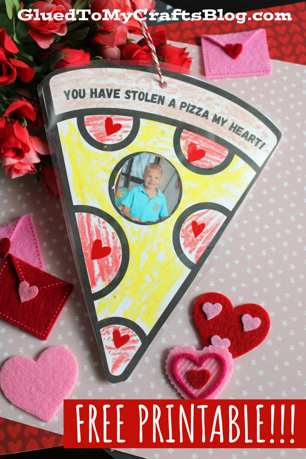 Pizza Photo Ornament Craft Idea For Kids Glued To My Crafts