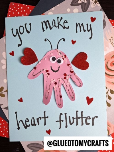 HANDPRINT LOVE BUG KEEPSAKE