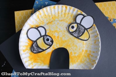 Paper Plate Beehive Craft For Spring