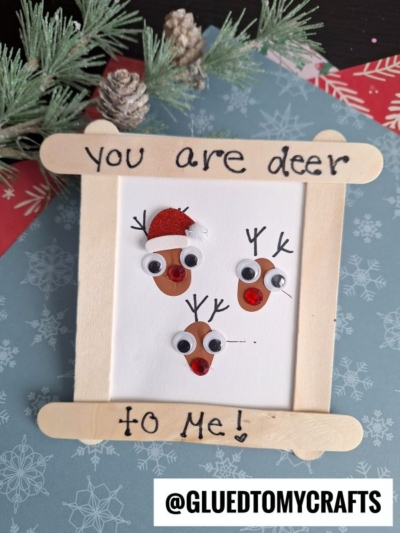 Fingerprint Reindeer - You Are DEER To Me!
