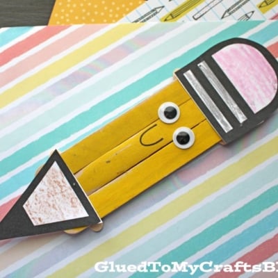 Popsicle Stick Pencil Craft Idea For Back To School Season