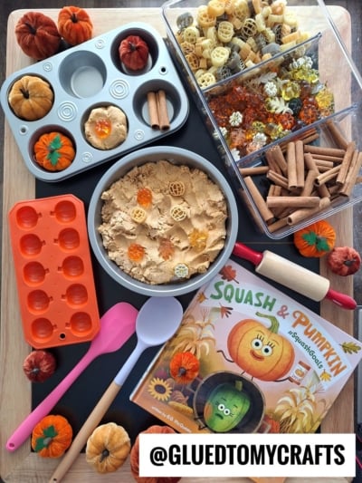 Pumpkin Spice Cloud Dough Recipe For Fall - gluedtomycrafts
