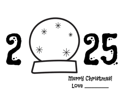 UPDATED 2025 Snowman Christmas Card - Landing Page
