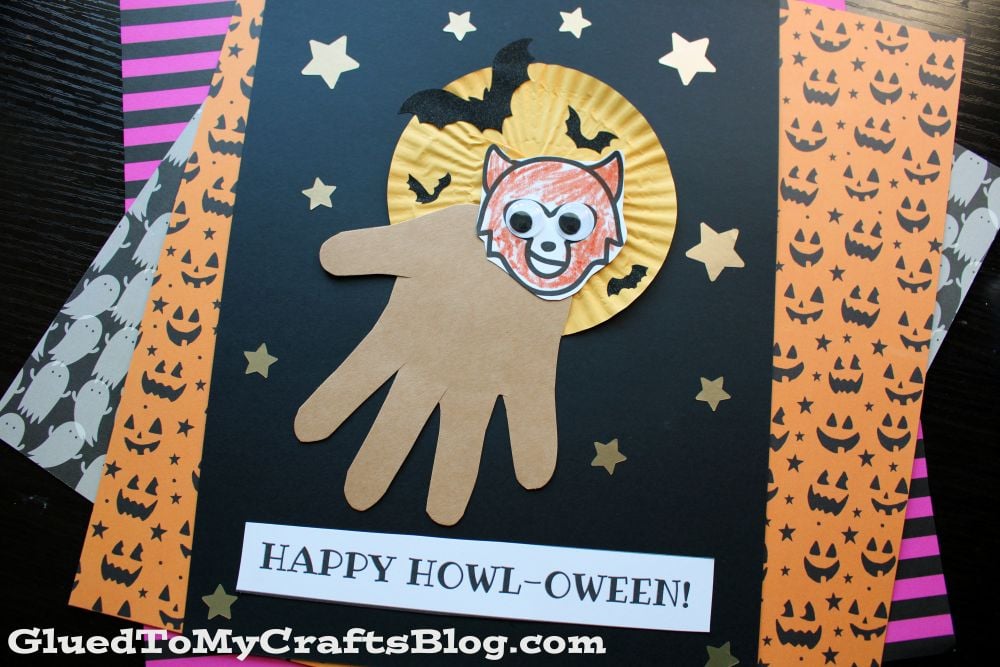 Handprint Werewolf Happy HOWL-OWEEN Keepsake