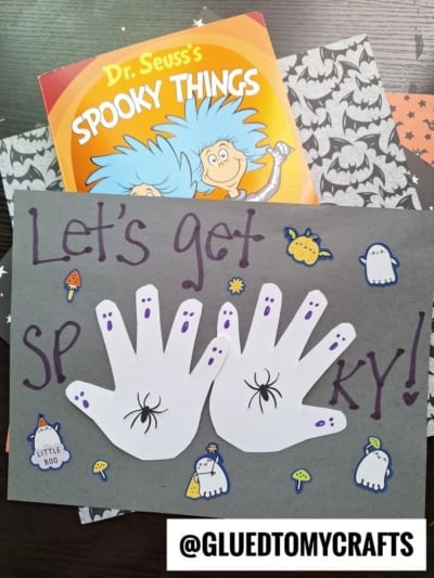 HANDPRINT LET'S GET SPOOKY GHOST KEEPSAKE