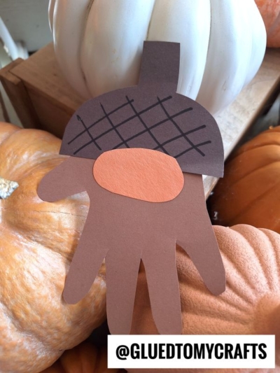 HANDPRINT ACORN GNOME KEEPSAKE