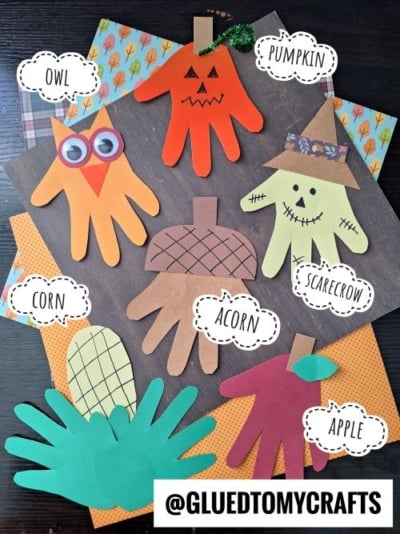 HANDPRINT FALL KEEPSAKE IDEAS