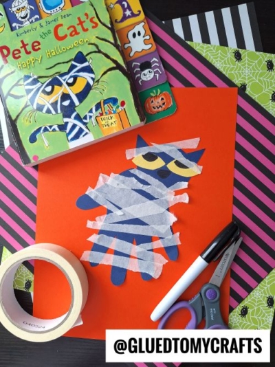 HANDPRINT PETE THE CAT MUMMY KEEPSAKE
