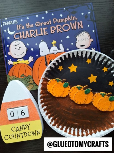PAPER PLATE IT'S THE GREAT PUMPKIN CRAFT IDEA
