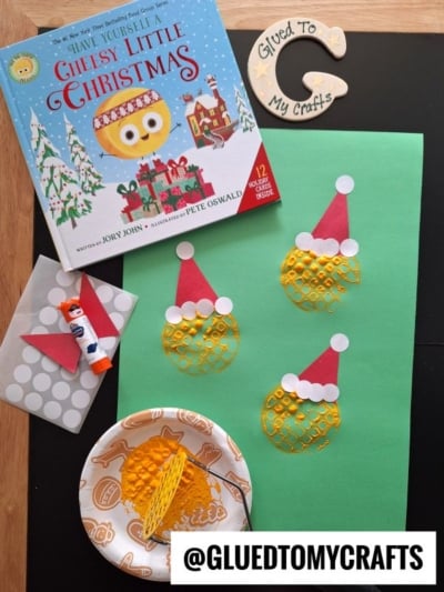 Potato Masher Stamped Santa Cheese For Story Time