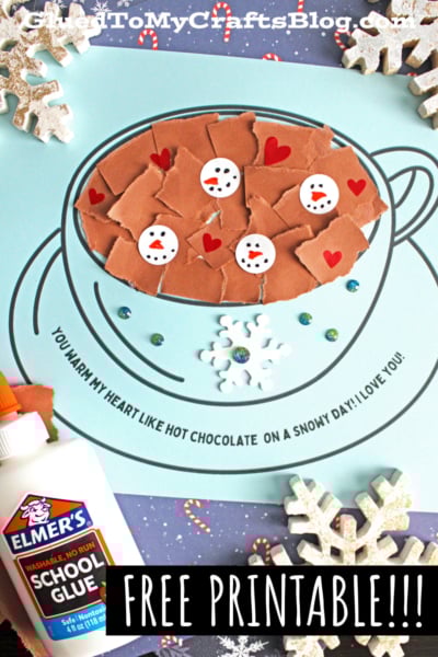 Torn Paper Hot Chocolate Mug Craft