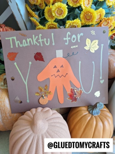 HANDPRINT PUMPKIN THANKFUL FOR YOU KEEPSAKE