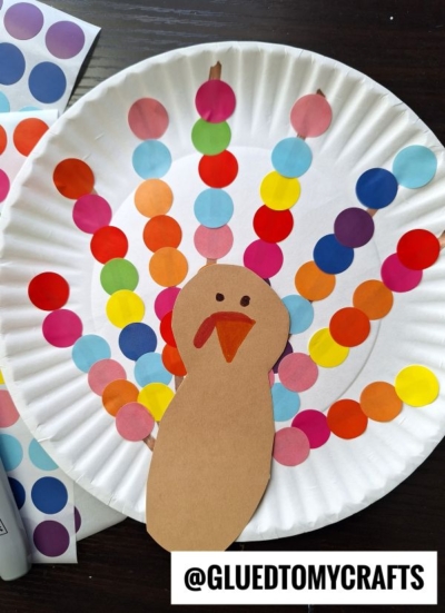 PAPER PLATE AND CODING LABEL TURKEY