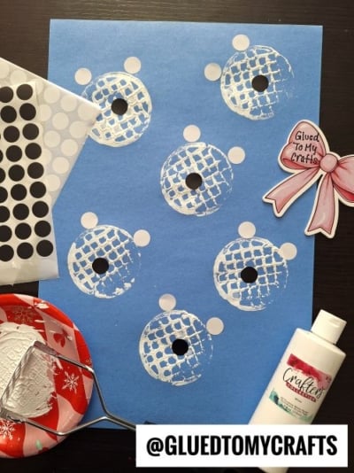 Potato Masher Stamped White Polar Bears For Winter