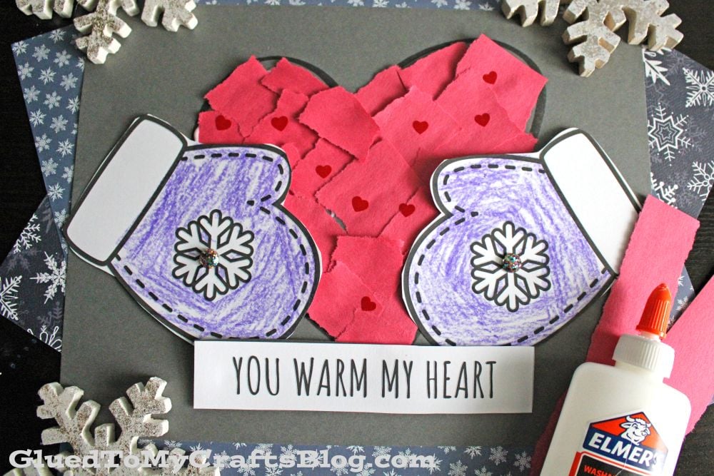 torn-paper-you-warm-my-heart-mittens-winter-craft-idea-gluedtomycrafts