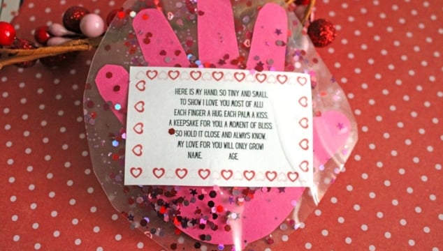 My Little Handprint Ornament - A Sweet Valentine’s Day Craft for Kids