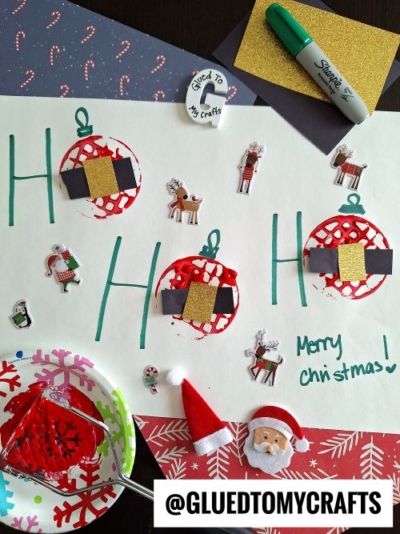 POTATO MASHER STAMPED HO HO HO CRAFT IDEA