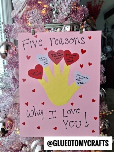 FIVE REASONS WHY I LOVE YOU KEEPSAKE