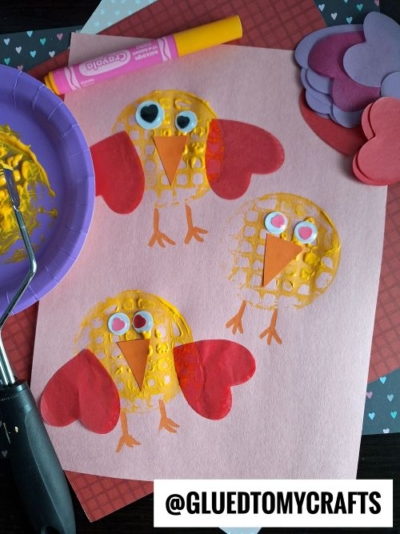 POTATO MASHER STAMPED LOVE BIRDS