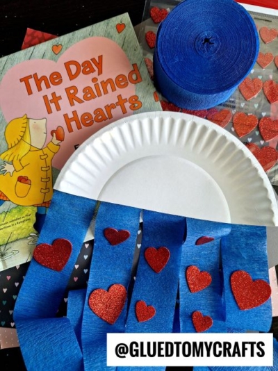 Raining Hearts Craft Ideas For Kids